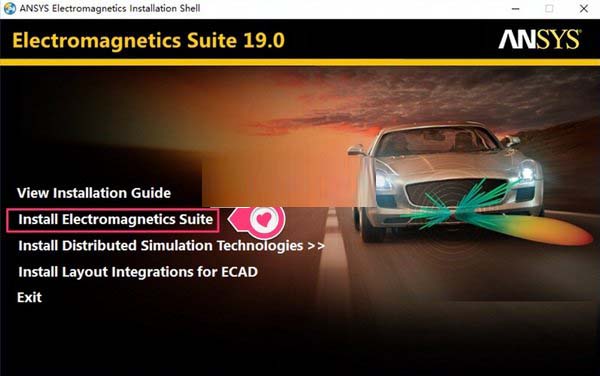 ANSYS Electromagnetics Suite 19 安装破解教程